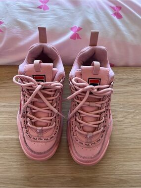 Fila Pink Disruptor 2 Premium Sneakers Size 6